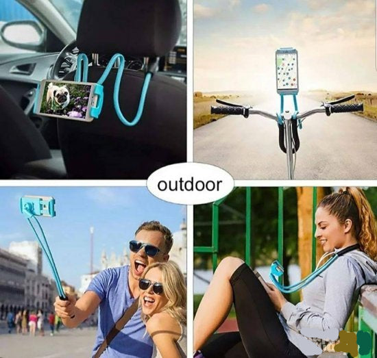 Držač za mobilni telefon sa vratnim osloncem.