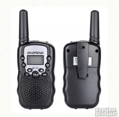 Set radio-stanica Baofeng BF-T3 za dvosmernu komunikaciju.