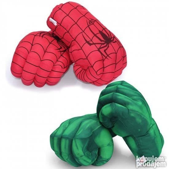 Rukavice hulk i spajdermen - decije rukavice
