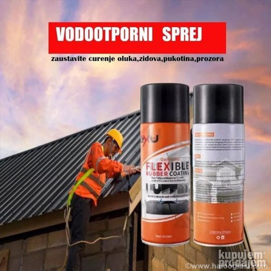 Proizvod PRODAVANI u obliku spreja za zaptivanje i izolaciju.