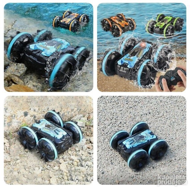 Automobil na daljinsko upravljanje koji može da se okreće za 180° i 360°.