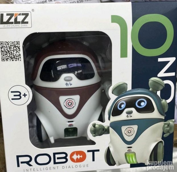 Robot-igračka koja se kreće levo, desno, gore i dole.