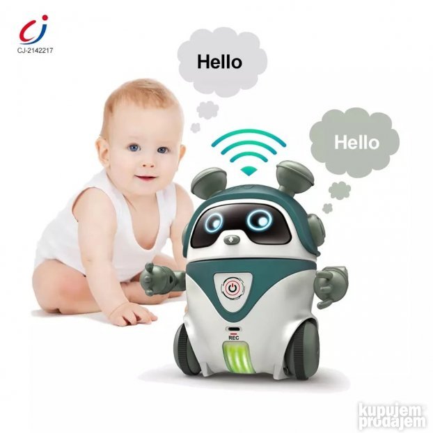 Robot koji podržava glasovne komande i ponavljanje glasa.