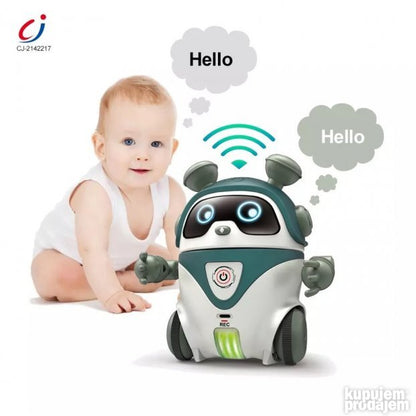 Robot koji podržava glasovne komande i ponavljanje glasa.