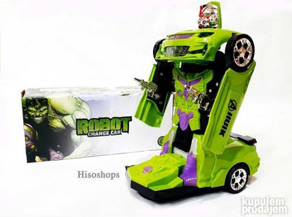 Hero Hulk igračka prikazana je u obliku robota.
