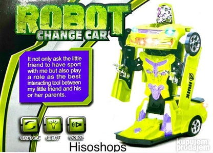 Hero Hulk je igračka koja automatski menja oblik automobila u oblik robota.