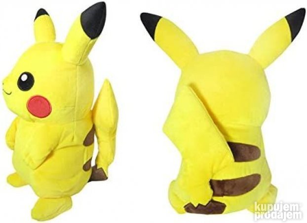 Igračka u plišanom obliku sa likom Pikachua.