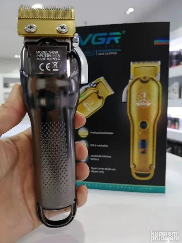VGR V-650 mašinica za šišanje sa USB punjenjem.