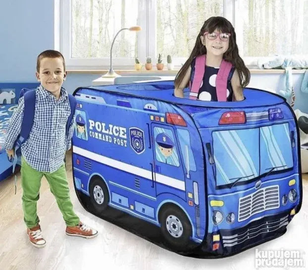 Policijski šator PRODAVANI namenjen je dečjoj igri.