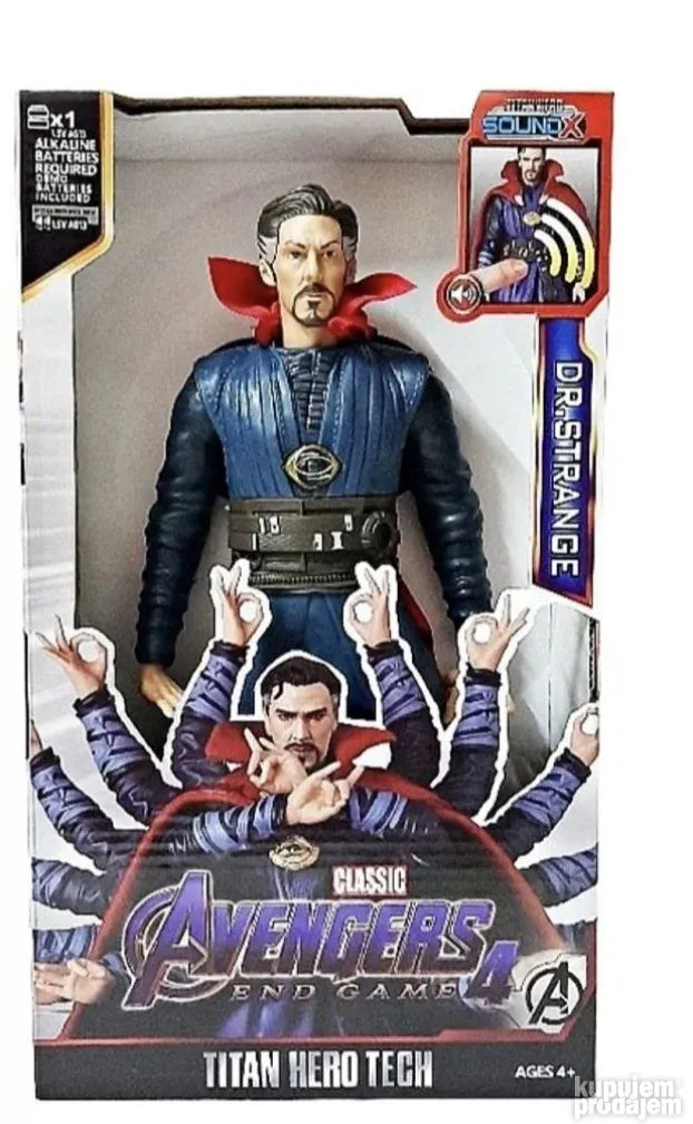 Na slici je prikazana akciona figura Doctor Strange.