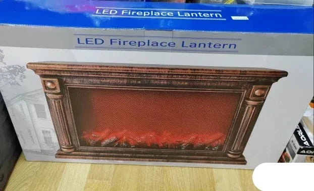 Dekorativni kamin predviđen za USB ili baterijsko napajanje.