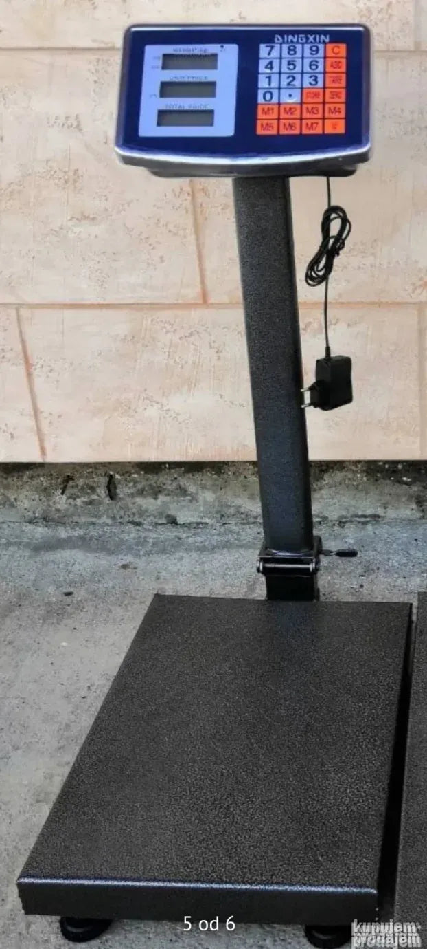 Digitalna preklopna vaga PRODAVANI za merenje tereta do 400 kg.