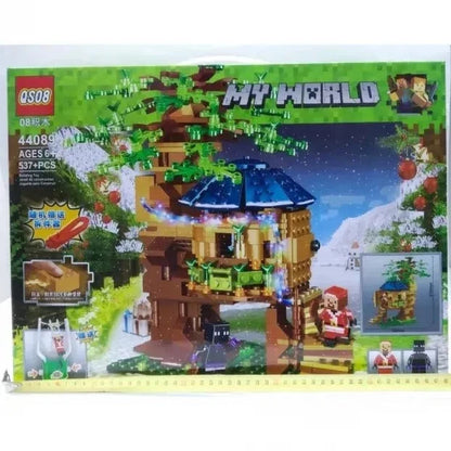 Na slici je prikazan Minecraft set kockica namenjen gradnji.