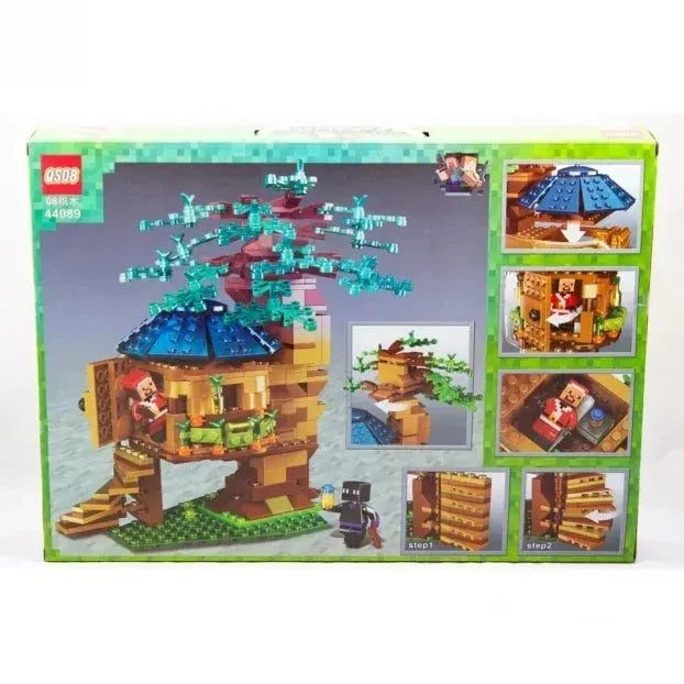 Minecraft kockice iz seta od 537 delova prikazane su kao igračka za slaganje.