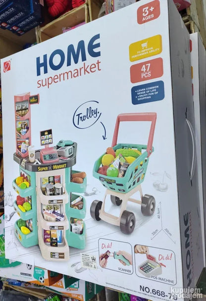 Prehrambeni proizvodi uključeni su u igru mini marketa.