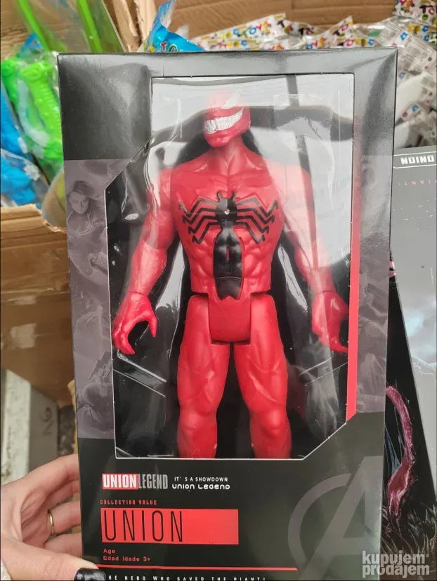 Akciona figura sa likom Hulka iz linije Union Legend.