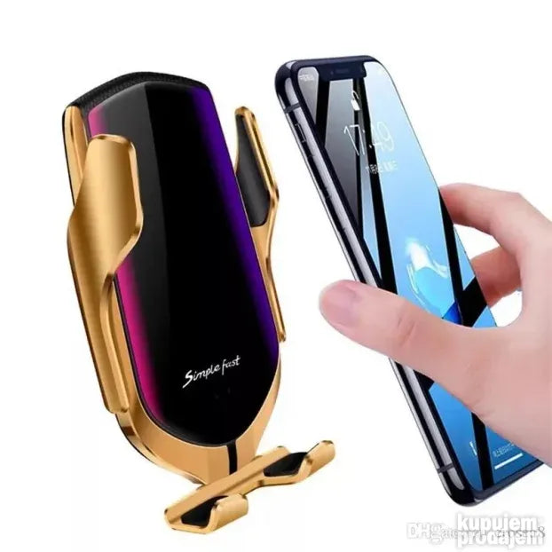 Automobilski nosač telefona objedinjuje držanje uređaja i bežično punjenje.