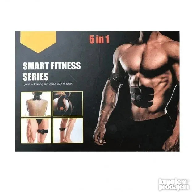 EMS stimulator mišića sa gel jastučićem koji se može ukloniti.