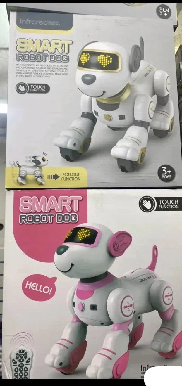 Robot pas prikazan je kao igračka koja reaguje glasom i pokretima.