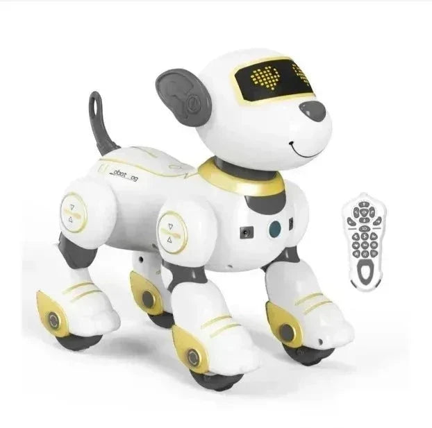 Interaktivni robot pas prikazan je kao igračka koja reaguje na dodir.