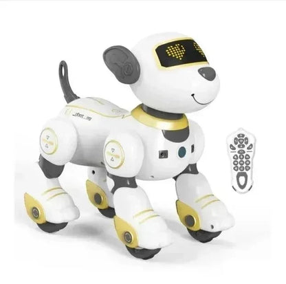 Interaktivni robot pas prikazan je kao igračka koja reaguje na dodir.