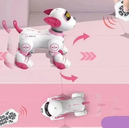 Interaktivni robot pas prikazan je u ulozi robotskog ljubimca.