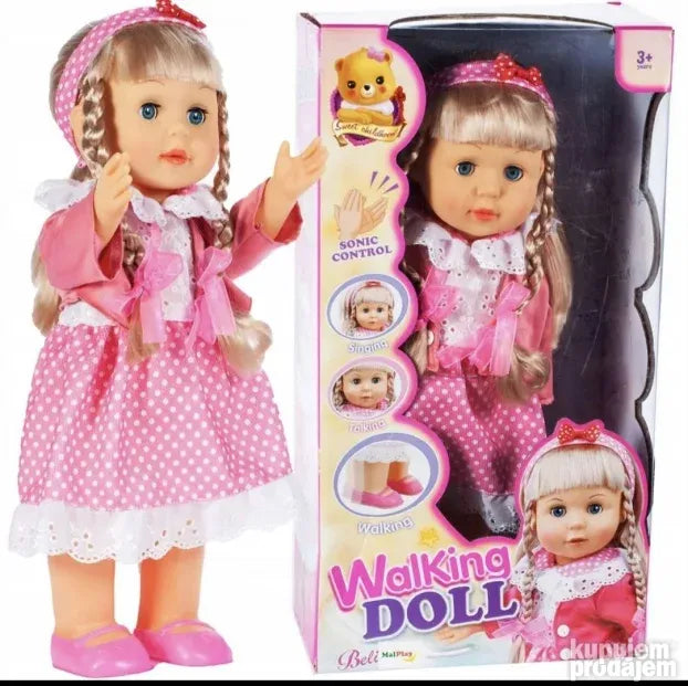 Belinda je lutka koja reaguje na tapšanje.