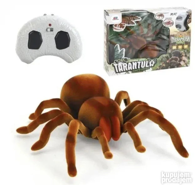 Tarantula-igračka sa simuliranom teksturom tela i paukolikim izgledom.