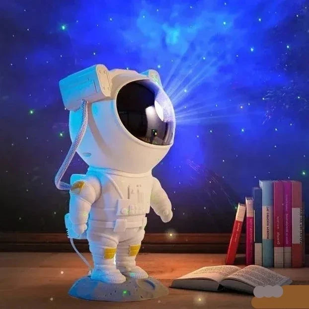 Projektor sa dizajnom astronauta za projekciju na zid ili plafon.