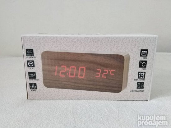 Mini sat sa automatskim smanjenjem svetline tokom noći.