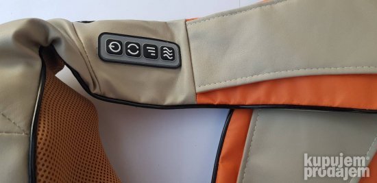 Shiatsu masažer uz naponski kabl i punjač za automobil.