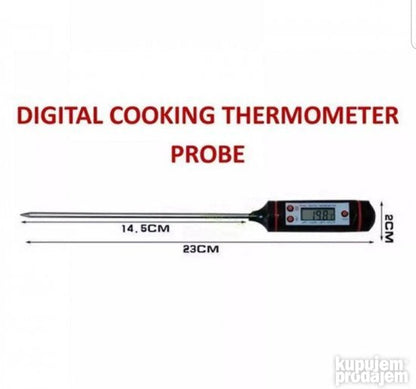Termometar sa sondom namenjen merenju temperature namirnica i tečnosti.
