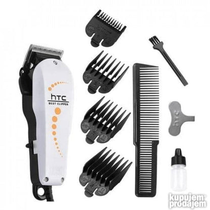 Prikazana je mašinica HTC 605 namenjena šišanju kose.