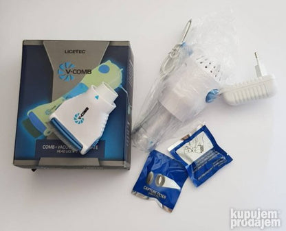 Električni uređaj za pronalaženje i uklanjanje buva iz krzna ljubimca.