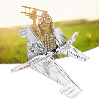 Avion igračka koji se pokreće pomoću električnog motora.