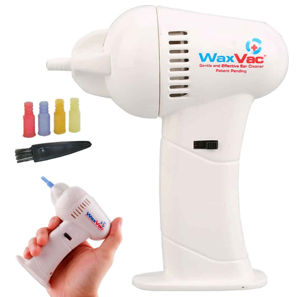 Wax Vac aparat za čišćenje ušiju sa ugrađenim svetlom.