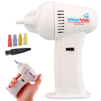 Wax Vac aparat za čišćenje ušiju sa ugrađenim svetlom.