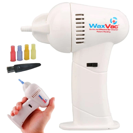 Wax Vac aparat za čišćenje ušiju sa ugrađenim svetlom.