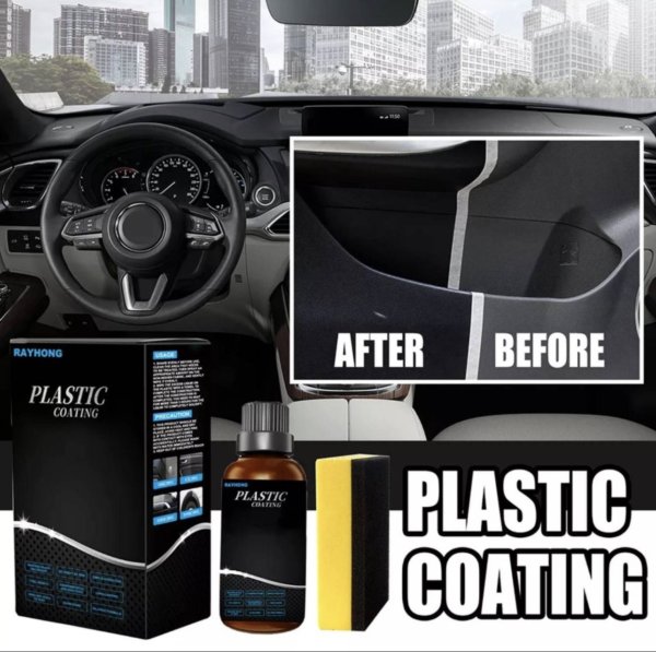 Sredstvo PRODAVANI za osvežavanje plastičnih površina vozila.