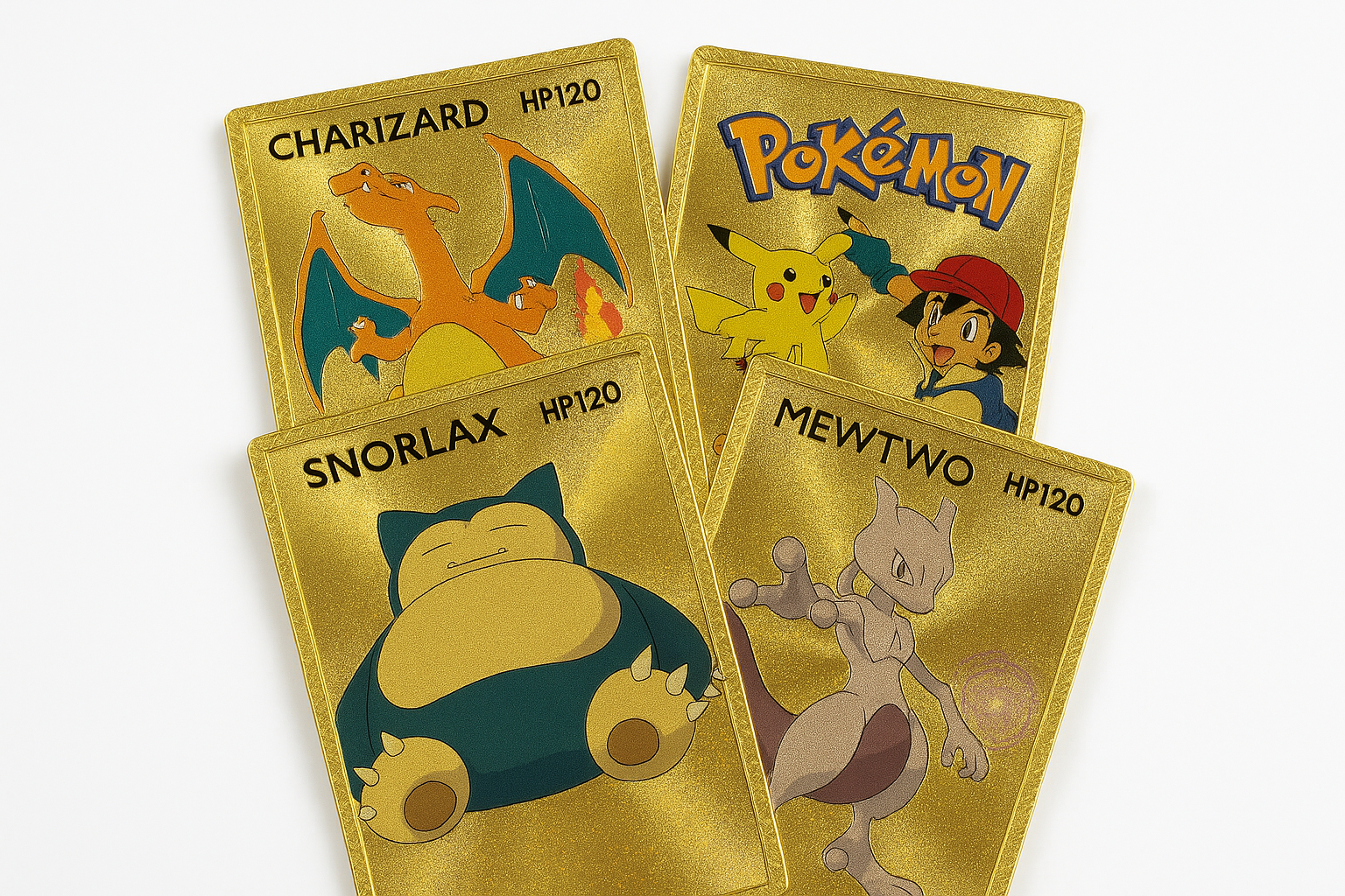 Pokemon Zlatne Holografske Karte Kolekcija