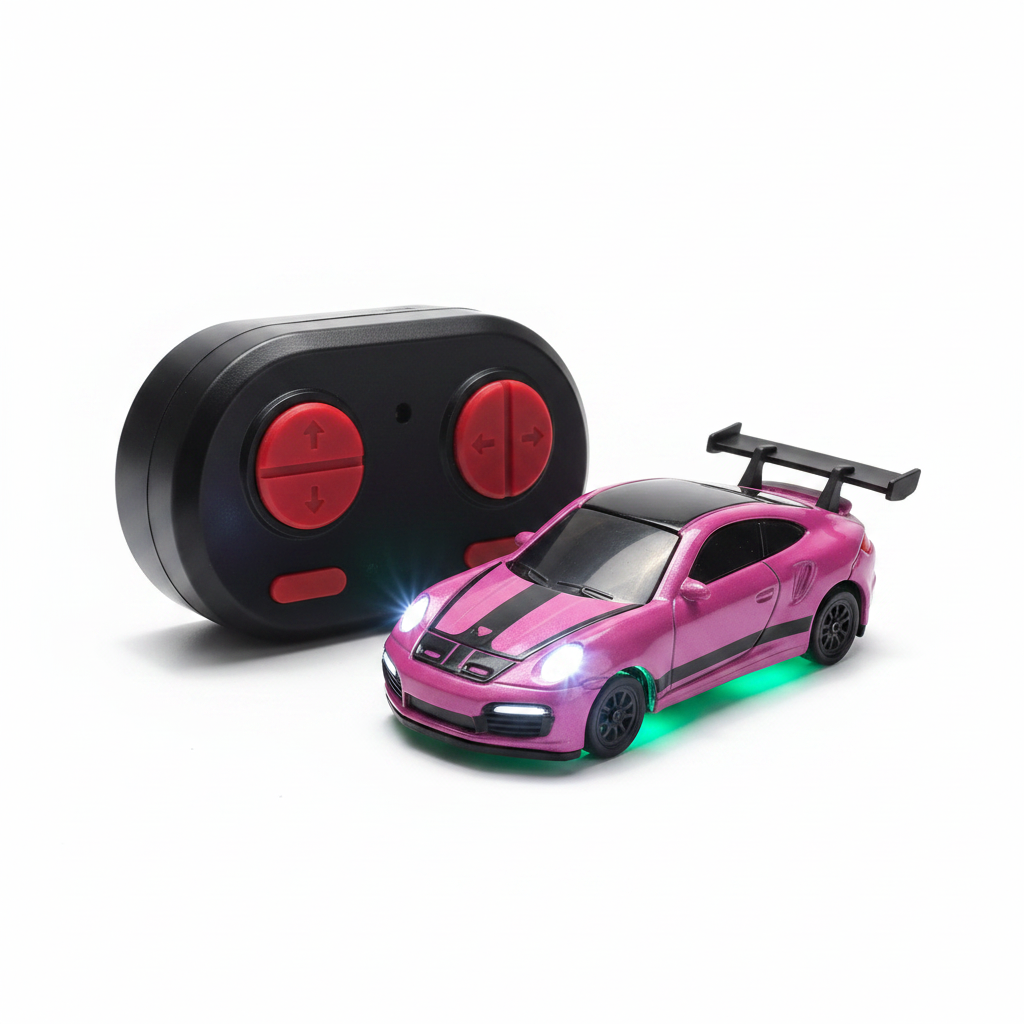 Mini RC Car ljubičasti Porsche 911 sa daljinskim