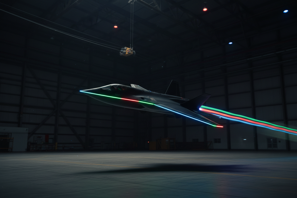 F1 Drone – let sa LED svetlima