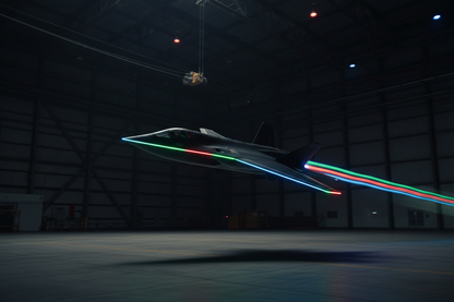F1 Drone – let sa LED svetlima