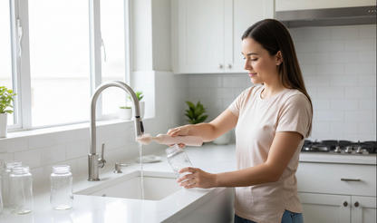 Električna četka za flašice u upotrebi – lifestyle foto
