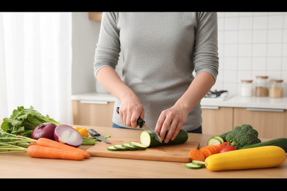 Veggie Slicer u upotrebi – sečenje povrća u kuhinji