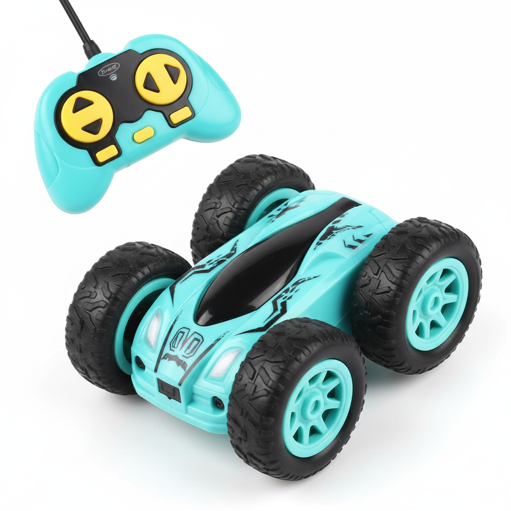 RC Stunt Auto - ugaoni pogled sa detaljima