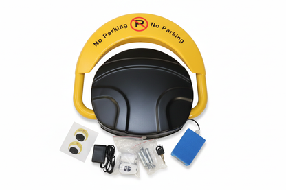 Automatska parking brana žuta – bela pozadina product foto
