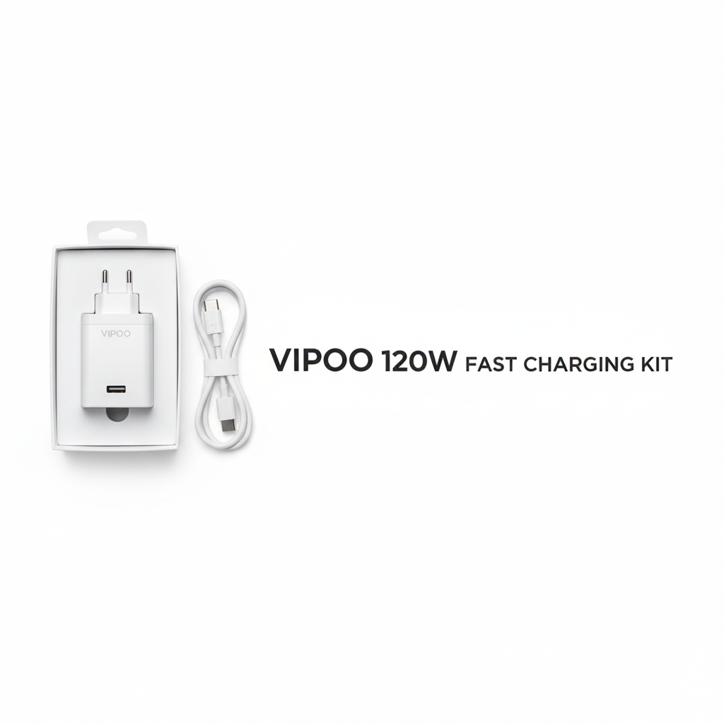 VIPOO 120W Fast Charging Kit - Kompletni Set