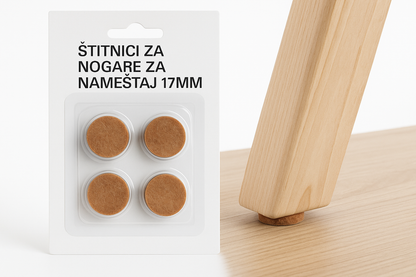 Štitnici za Noge Nameštaja - U Upotrebi