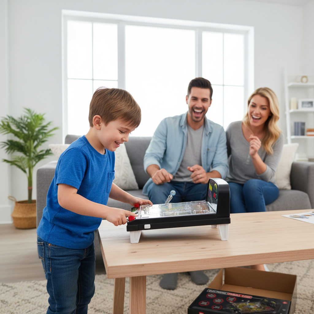 Electronic Pinball Game – lifestyle foto, dete igra